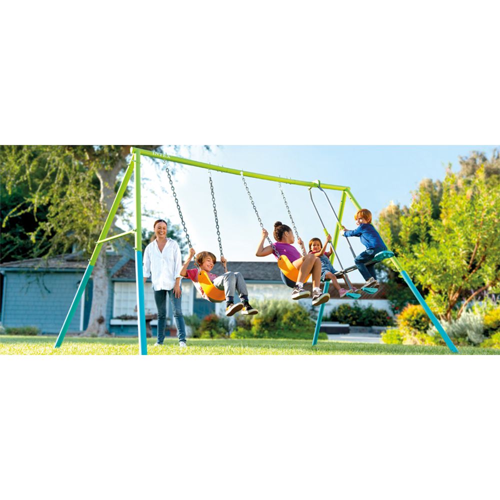 Intex dječija ljuljačka sa klackalicom 236 x 235 x 200 cm Swing & Glide model 44120 slika 13