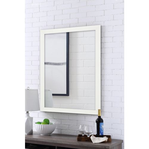 Framed - White White Decorative Mirror slika 1
