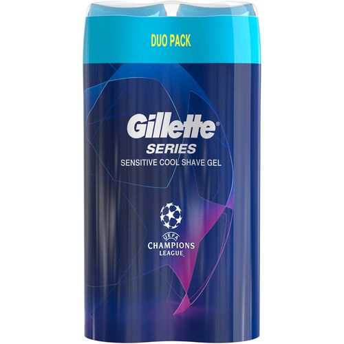 Gillette UCL Series Sensitive cool gel za brijanje 2x200ml slika 1