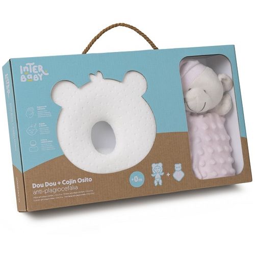 Interbaby jastuk + tješilica Teddy pink  slika 1