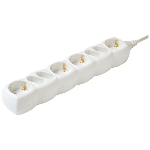 home Produžni kabel, 8 utičnica, 3 x 1.0 mm², 1.5met - NV 18/WH slika 1