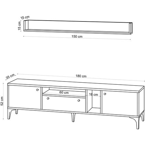 Grega Oak TV Unit slika 5