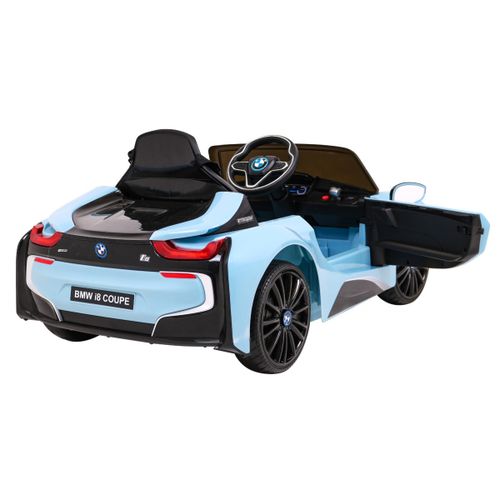 Licencirani auto na akumulator BMW I8 LIFT - svijetlo plavi slika 9