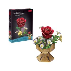 CubicFun CBF233013 3D Puzzle Flower Bouquet - Rose W3301h