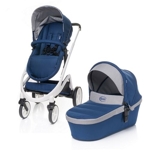 4Baby kolica 2u1 Cosmo - Navy Blue + Maxi Cosi adapteri slika 1