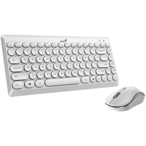 GENIUS LuxeMate Q8000 Wireless USB YU bela tastatura + miš slika 3