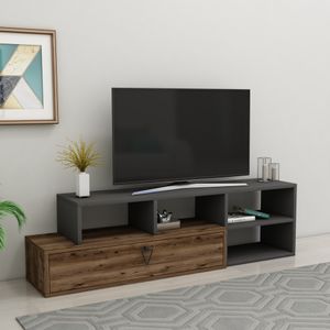 Duru - TV Stalak u Svijetlom Orahu i Antracitu