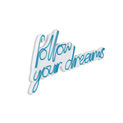 Wallity Zidna dekoracije svijetleća EAT, Follow Your Dreams - Blue slika 7