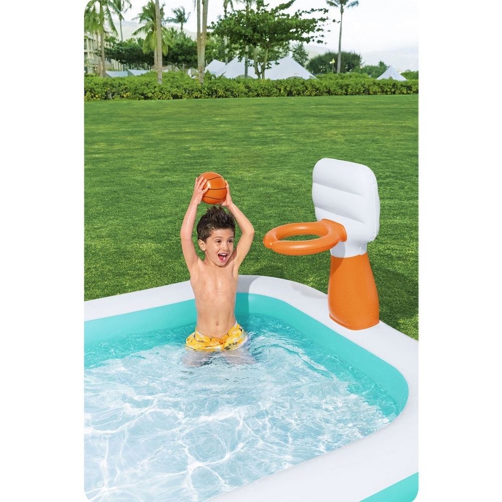 Dunk'n splash bazen na napuhavanje 251 x 168 x 102 cm bestway 54445 slika 4