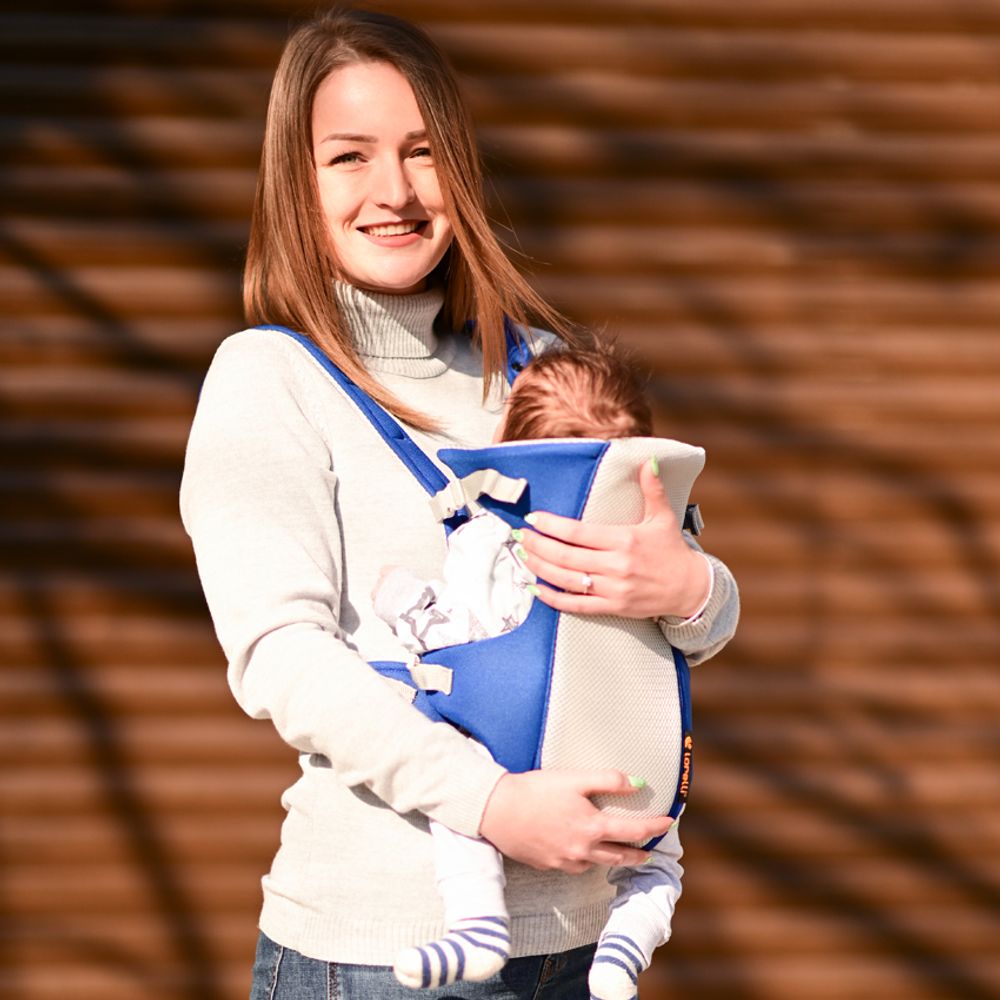 Lorelli Nosiljka za bebe Discovery, Dark Blue & Grey slika 5
