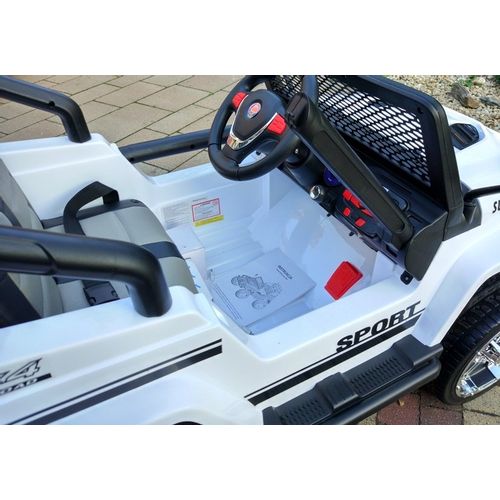 Licencirani S2388 Off Road Jeep bijeli - auto na akumulator slika 10