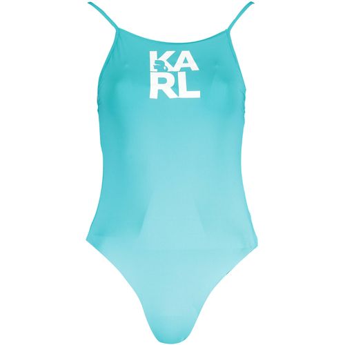 KARL LAGERFELD BEACHWEAR ONE-PIECE WOMEN'S LIGHT BLUE SWIMSUIT slika 1