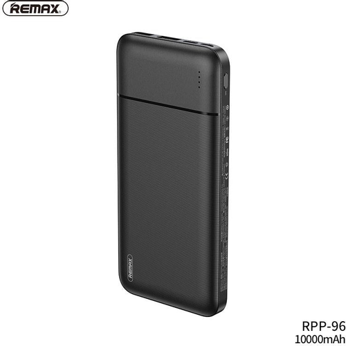 Back up baterija REMAX Lango RPP-96 2USB 10000mAh crna slika 1