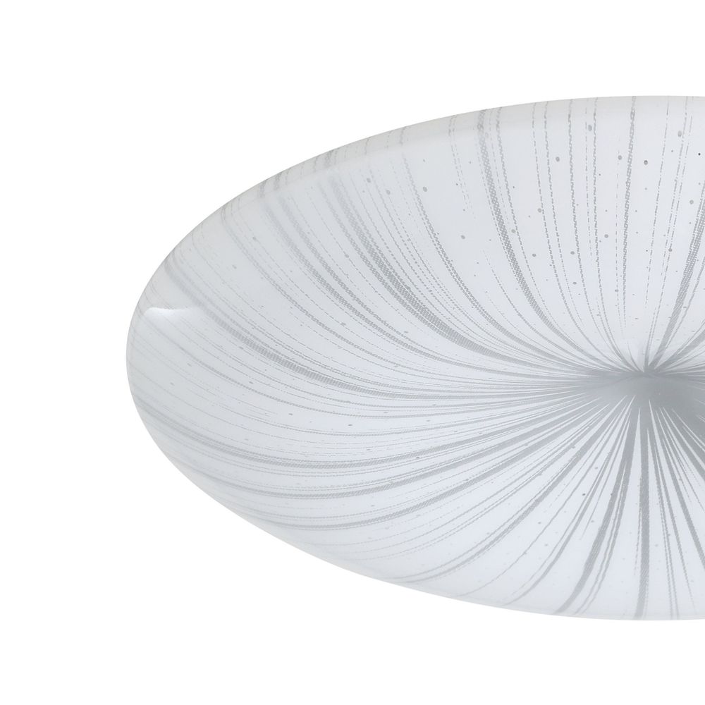 Eglo plafonjera 'NIEVES' LED, 11W, 1350lm, promjer 310mm, bijela/srebrna slika 4