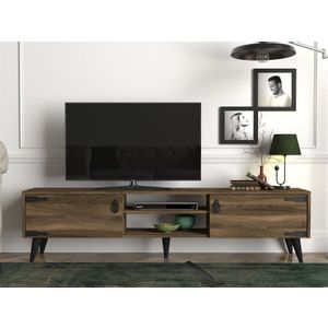 Anthes 2 Walnut
Black TV Stand