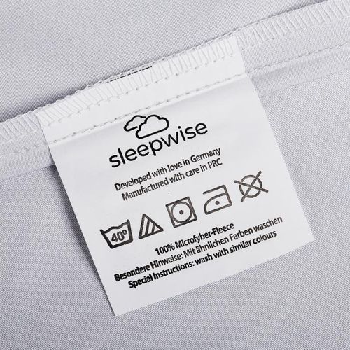 Sleepwise Soft Wonder-Edition posteljina, Plavo Siva slika 4