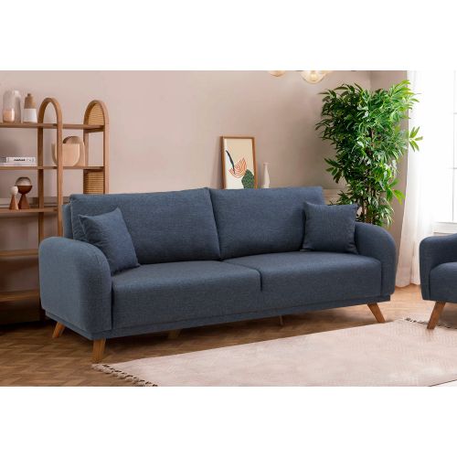 Atelier Del Sofa Hera Set - Tamnoplavi Komplet Sofa-Krevet slika 4