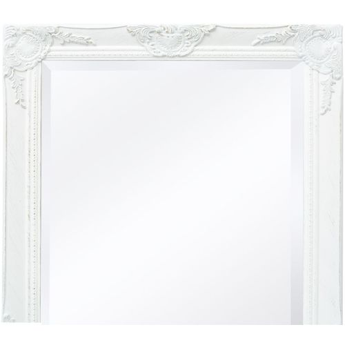 Zidno Ogledalo Barokni stil 120x60 cm Bijela boja slika 42