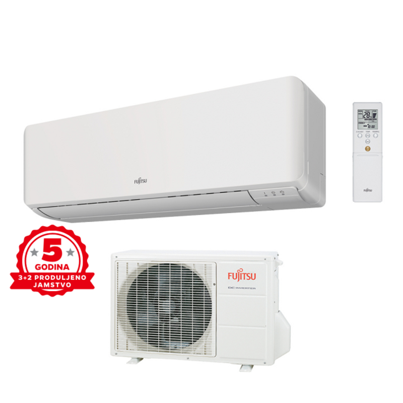 Fujitsu Super Eco Inverter klimatska naprava 2,5kW ASYG09KMCF/AOYG09KMCC image