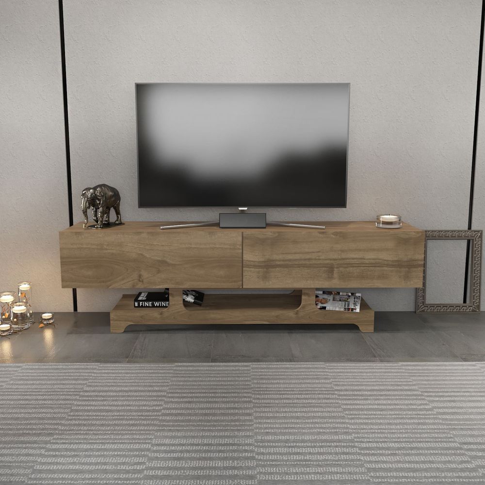 TV stalak Tera, boje orah slika 3