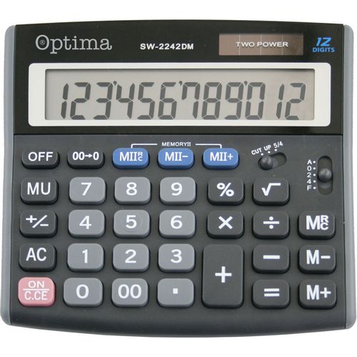 Kalkulator OPTIMA SW-2242DM 12mjesta 25251 bls slika 1