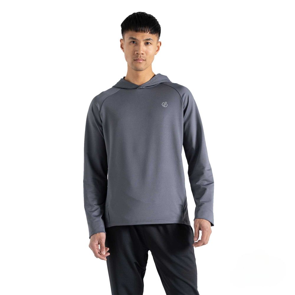 Dare2B Muški duks sa kapuljačom Sprinted Hoodie, Dark Storm slika 3