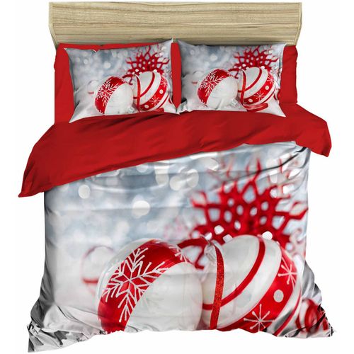 406 Red
White
Grey Double Quilt Cover Set slika 1