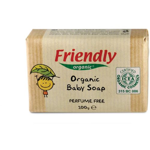 Friendly Organic Bebi prvi sapun 100g slika 1