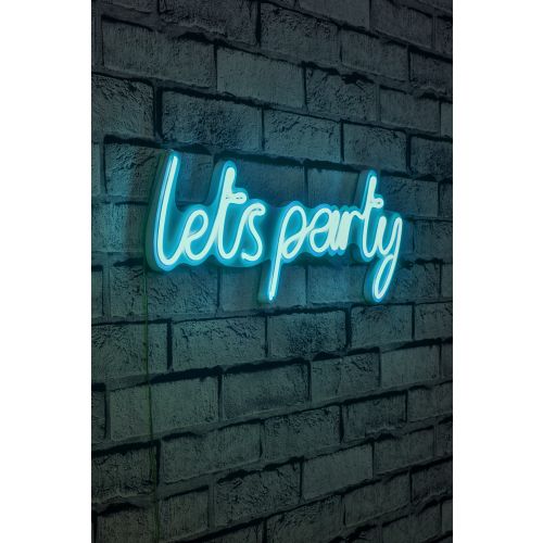 Wallity Ukrasna plastična LED rasvjeta, Lets Party - Blue slika 9