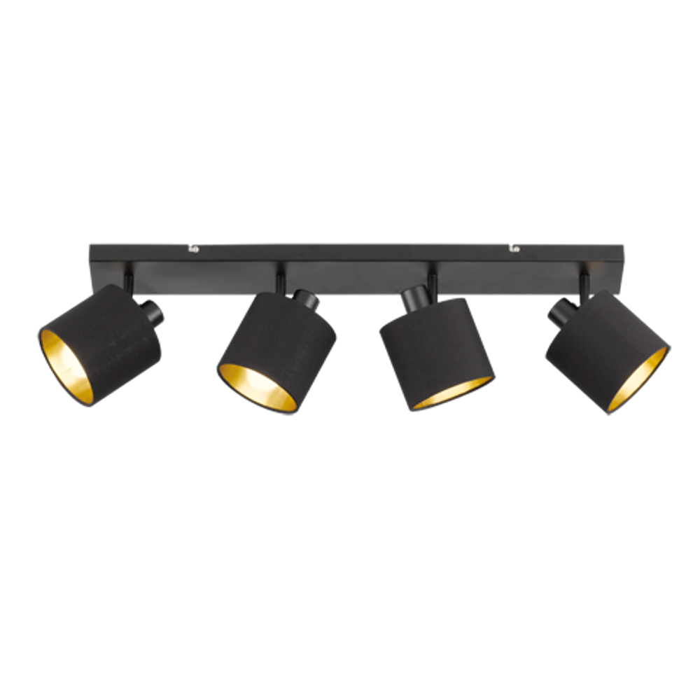 TOMMY/4 SPOT LAMPA CRNO slika 1