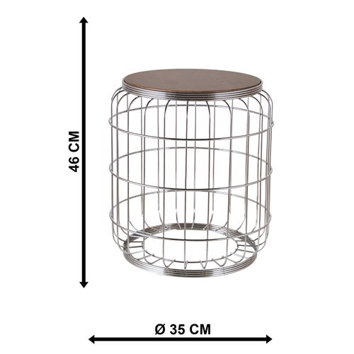 Gauge Concept Stolić za kavu Camellia Krom,Orah slika 3