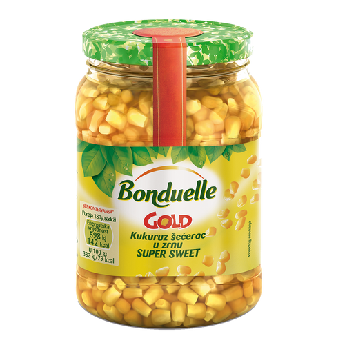 Bonduelle Gold Kukuruz šećerac 530g, ocjeđene mase 360g slika 1