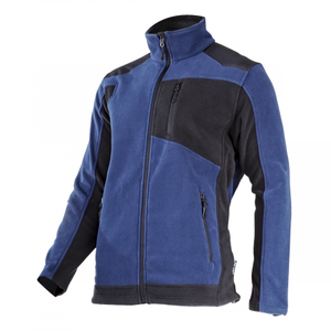 JAKNA IZ FLEECA NAVY PLAVA-CRNA, "3XL", CE  L4013806