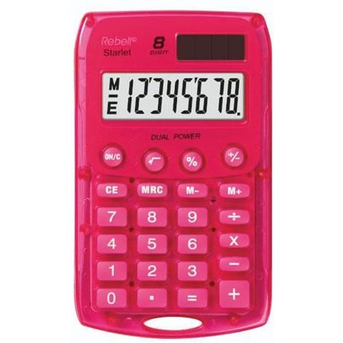 Kalkulator komercijalni Rebell Starlet pink slika 2