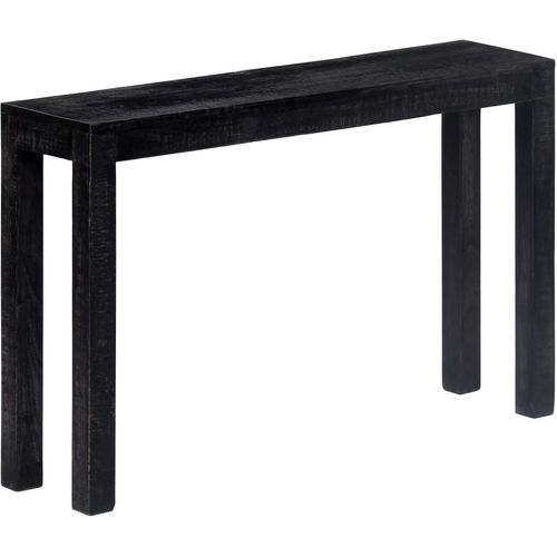 Konzolni stol crni 118 x 30 x 76 cm od masivnog drva manga slika 42