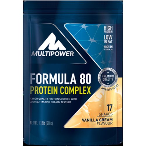 Multipower Formula 80 Protein Vanilla 510G slika 1