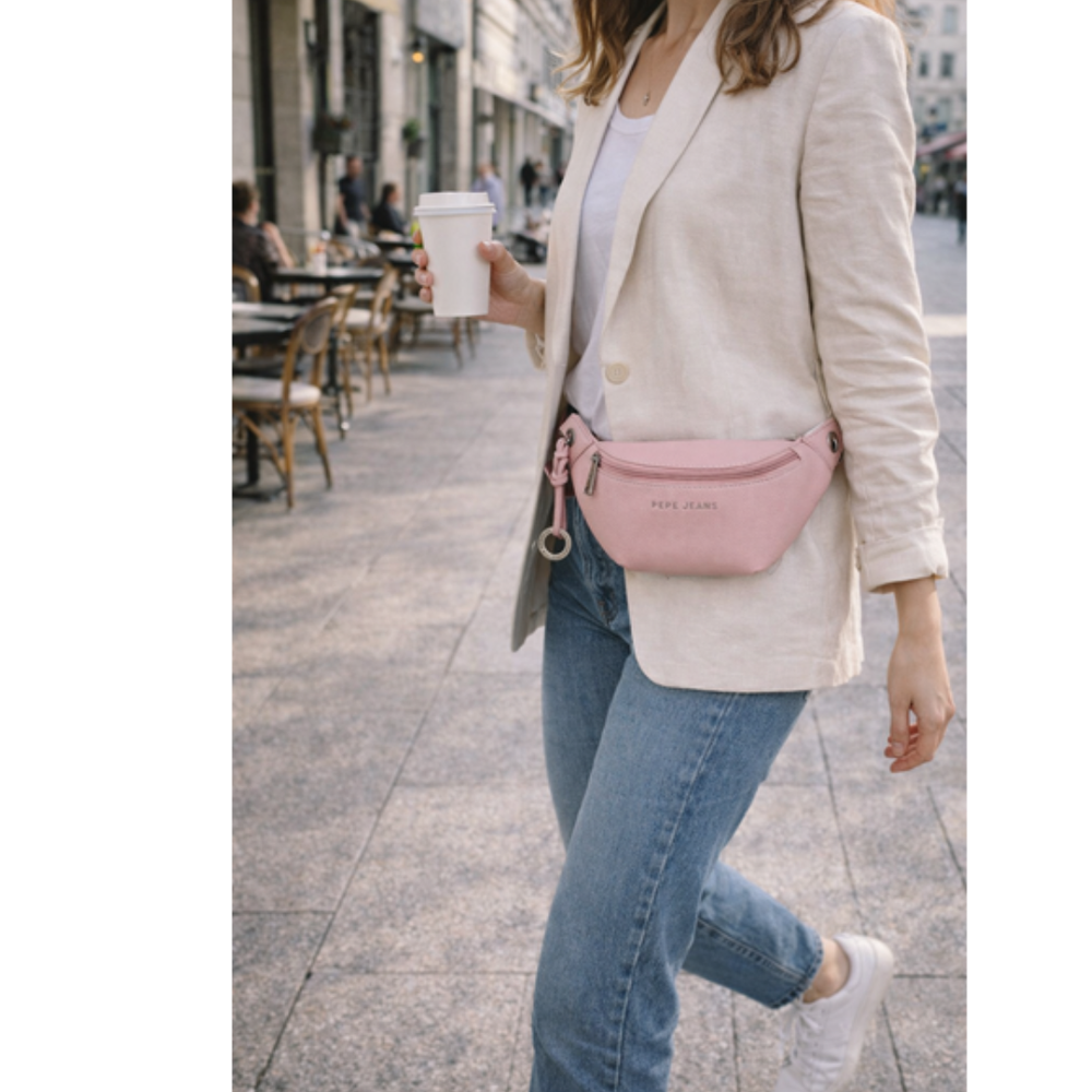 Pepe Jeans Torba oko struka 26 cm Paola 7444942 roze slika 5