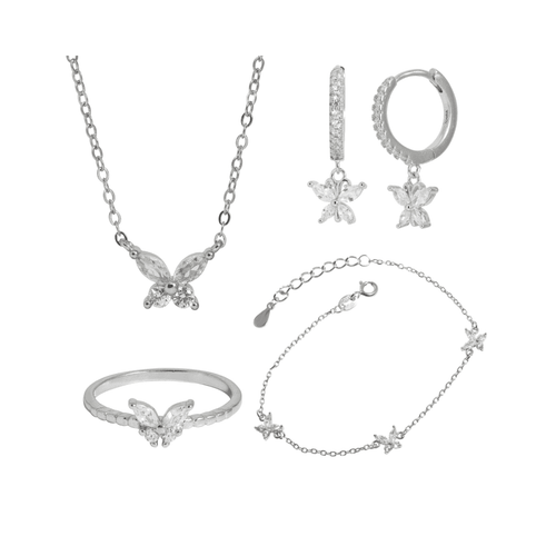 J&B Jewellery 968 Srebrni set slika 1