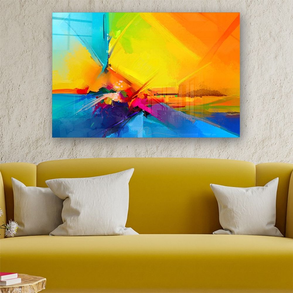 CAM1044630916 - Dekorativna Slika na Kaljenom Staklu u Više Boja, 40x60 cm slika 1