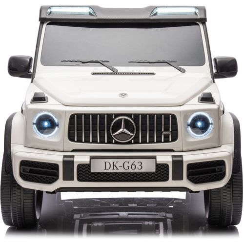 Licencirani auto na akumulator Mercedes Benz G63 AMG XXL 4x4 - dvosjed - bijeli slika 11
