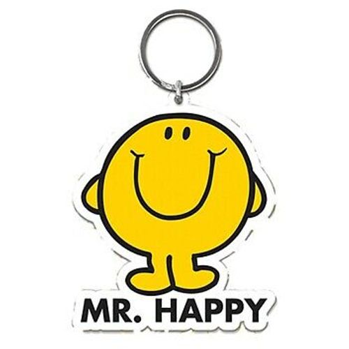 PYRAMID MR MEN (MR HAPPY) RUBBER KEYCHAIN slika 1