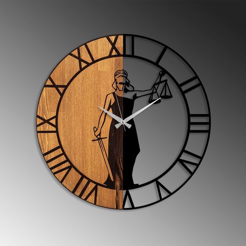 Wallity Ukrasni drveni zidni sat, Wooden Clock - 78 slika 4