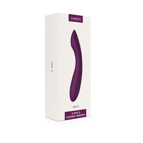 Svakom - Amy 2 G-Spot &amp; Clitoral Vibrator Violet slika 6