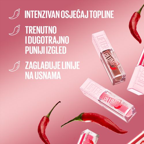 Maybelline New York Lifter Plump sjajilo za usne 002 mauve bite slika 9