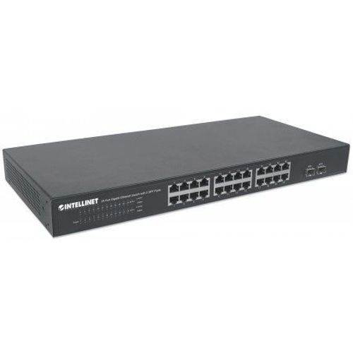 Intellinet Switch 24-Port Gigabit Ethernet 2x 1Gb uplink slika 1