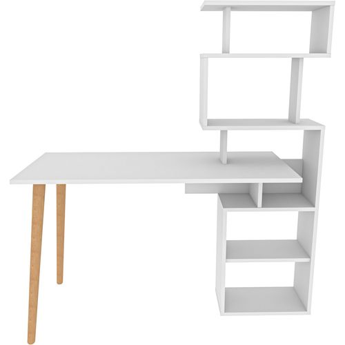 Vina - White White Study Desk slika 4