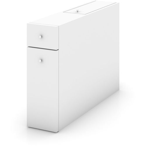 Smart - White White Bathroom Cabinet slika 3