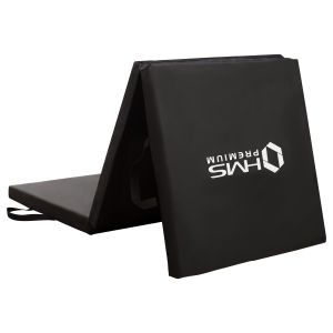 Mgs02 gimnastički sklopivi madrac 1800x600mm crni hms premium