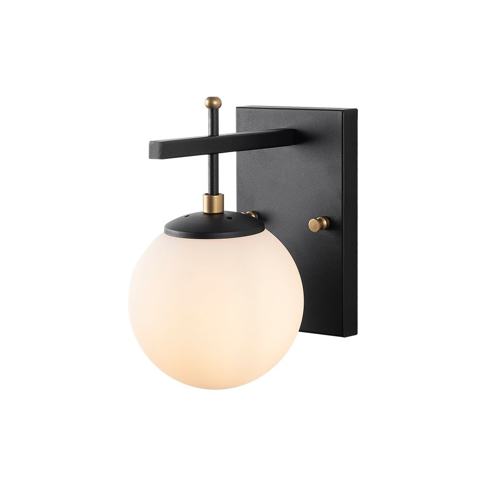 Zahar - 13113 Crna Antikna Bijela Zidna Lampa slika 6