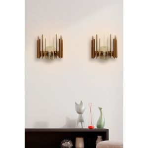 207-ZK2 Zidna Lampa od Oraha